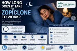 How long does it take for zopiclone to work 1